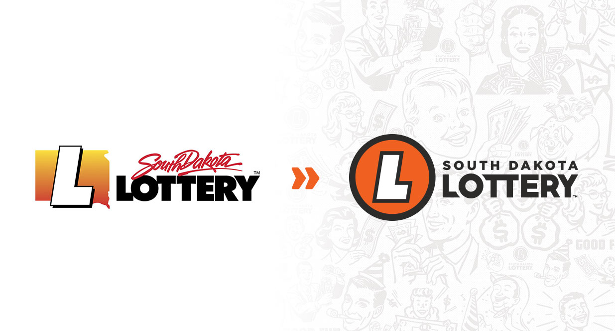 SD Lottery old and new logo