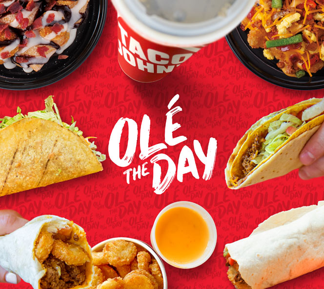 Ole the Day Display | Taco Johns