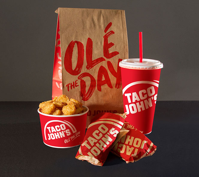 Ole the Day Packaging | Taco Johns