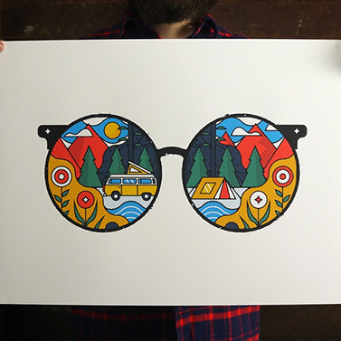 Glasses Graphic | 20 Creative Instagram Accounts for Marketers