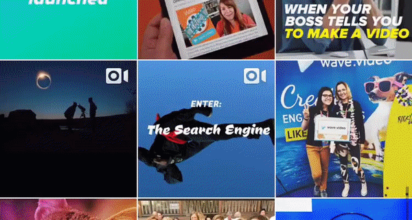 Scrolling GIF Wave | 20 Creative Instagram Accounts for Marketers