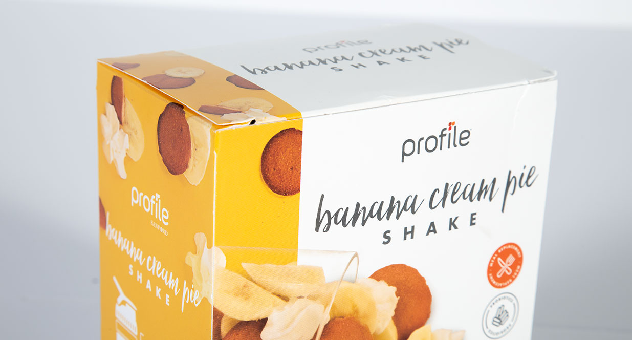 Banana Cream Pie Shake Package | Shake Packaging