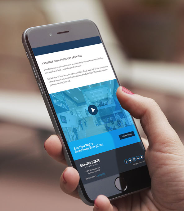 Mobile Site | DSU Rebrand
