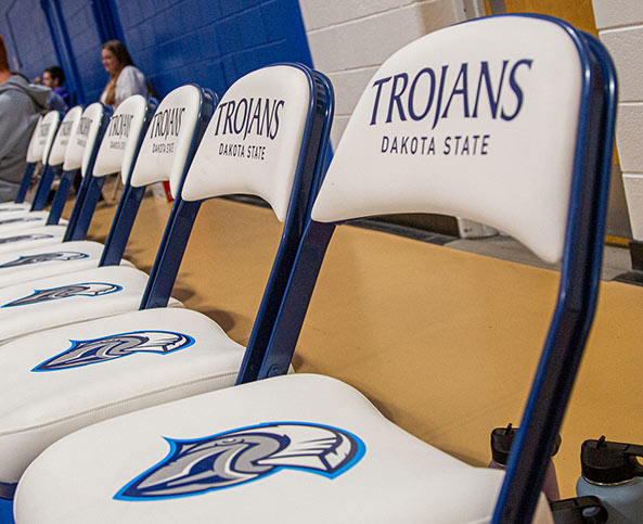 Trojans Athletic Chair | DSU Rebrand