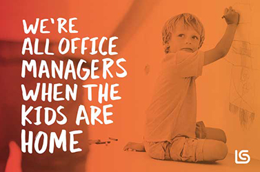 we're all office managers when the kids are home | Shoutout Cards Blog