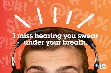 i miss hearing you swear under your breath | Shoutout Cards Blog