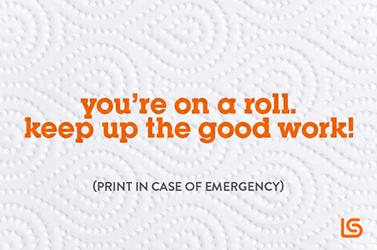 you're on a roll. keep up the good work! | Shoutout Cards Blog