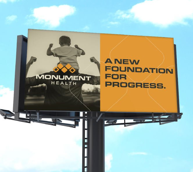 Monument Health Brand Billboard | Monument Health Work Sample