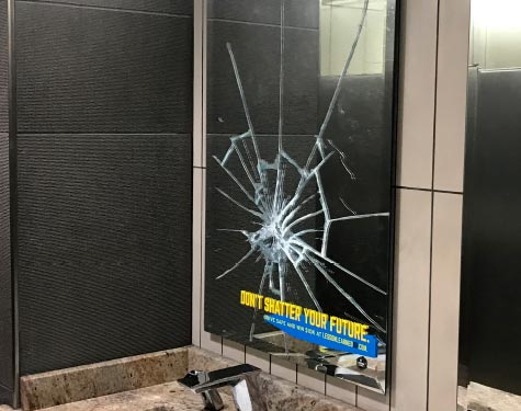 Out of Home Mirror Display | South Dakota Office of Highway Safety