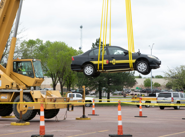Suspended Car | South Dakota Office of Highway Safety