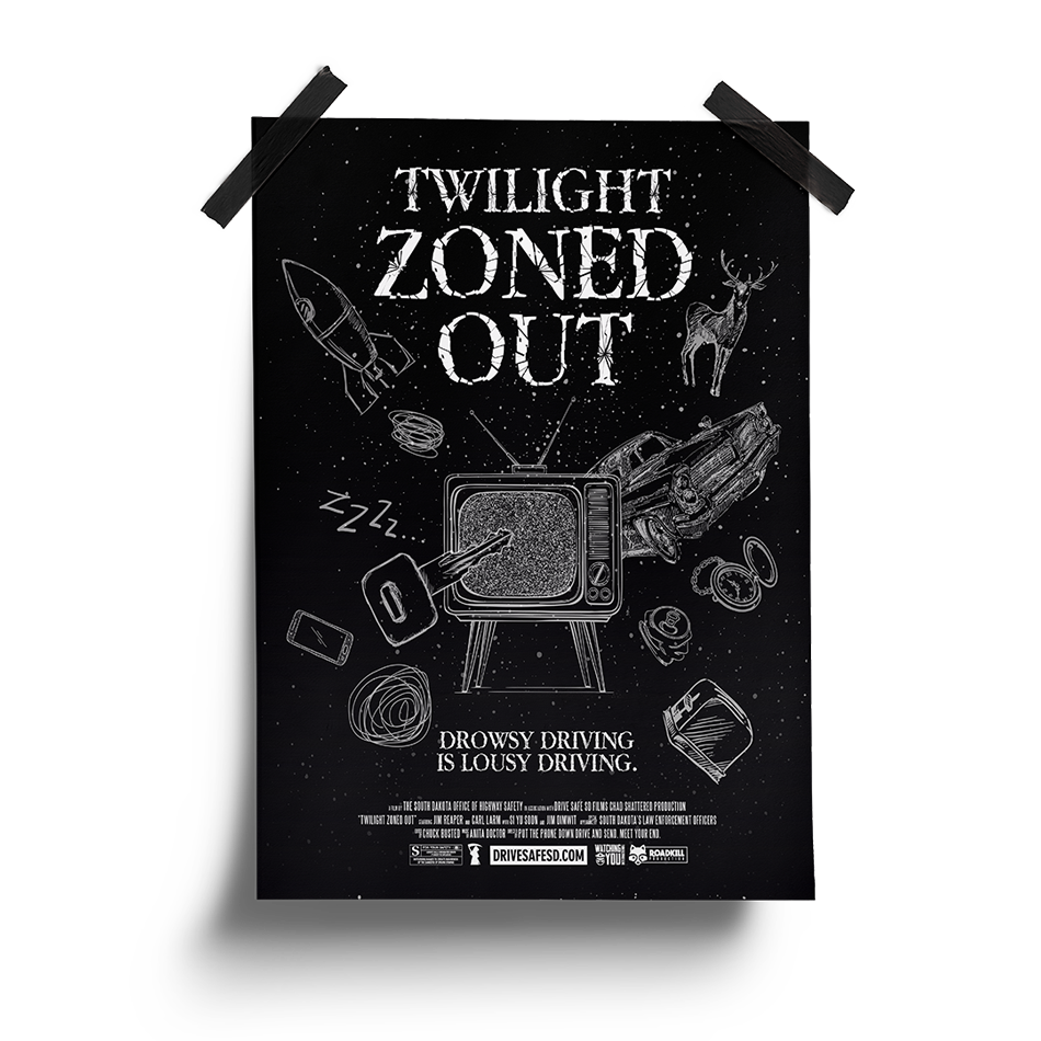 Twilight Zoned Out Poster | South Dakota Office of Highway Safety Movie Posters