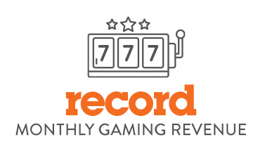 Record Monthly Gaming Revenue