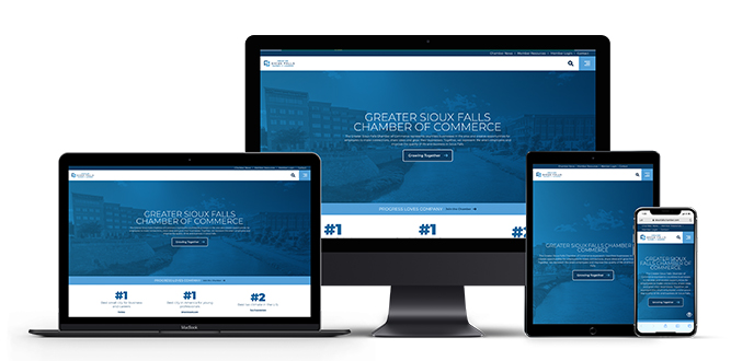 Sioux Falls Websites mockups