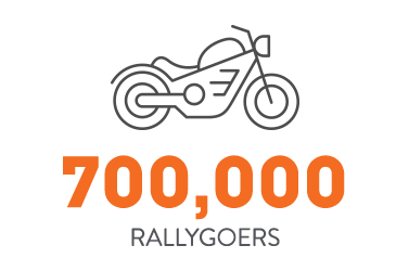 700,000 rally goers