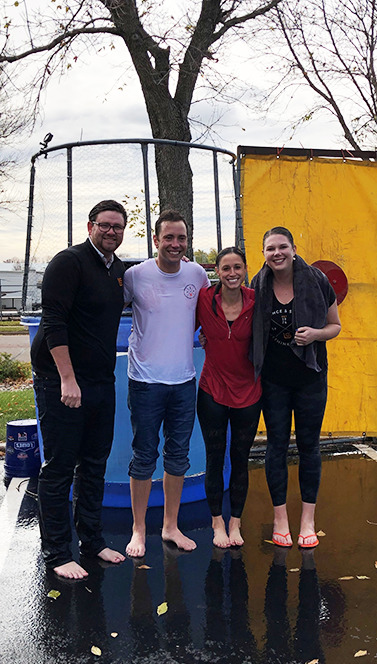 leadership team post-dunking