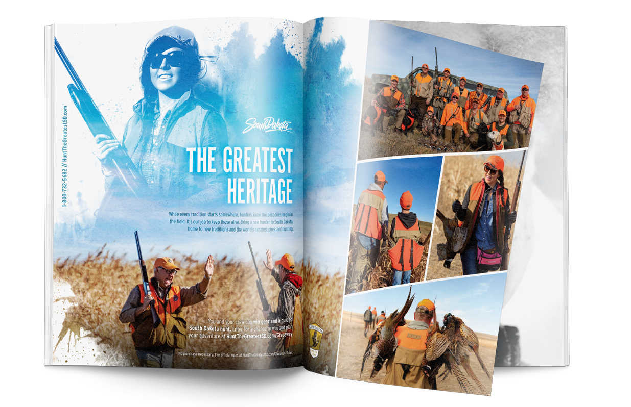 hunt the greatest magazine spread
