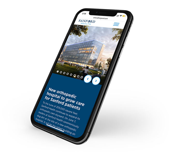 HFAHFG website mobile mockup