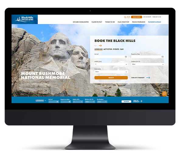 Black Hills Vacation Website