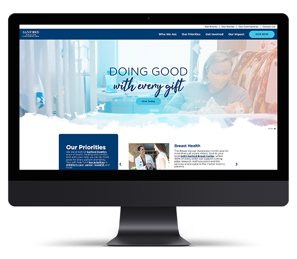 Sanford Health Foundation Website