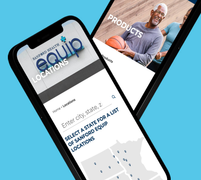 Sanford Equip Mobile Webpage
