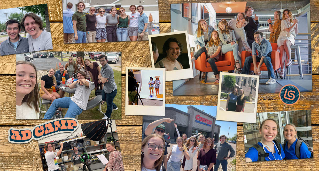 Intern photo collage