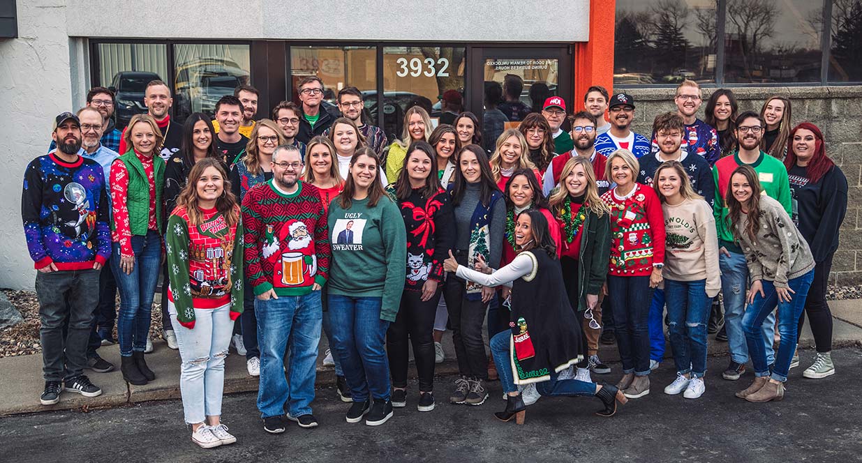 Group Christmas photo