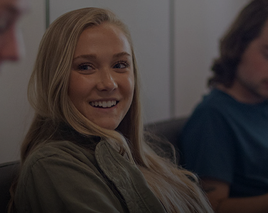 Young woman smiling